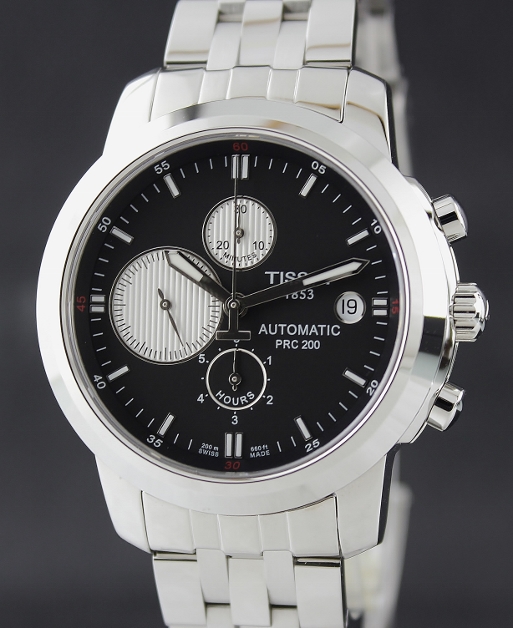 (image for) LIKE NEW TISSOT STAINLESS STEEL AUTOMATIC WATCH / T014.427.11.051.01